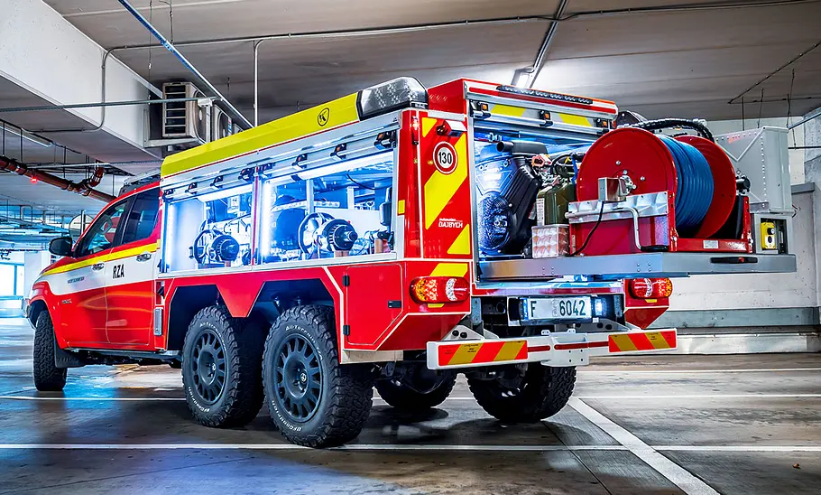 Hiload 6x6 Feuerwehr-Pick-up