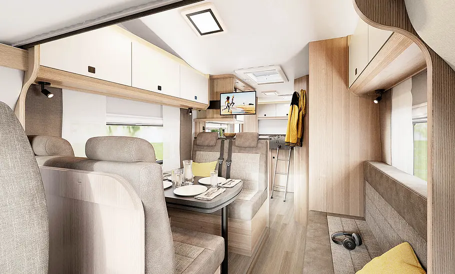 Hobby Ontour A (2025) Der Innenraum des Hobby Ontour A (2025) im Überblick.