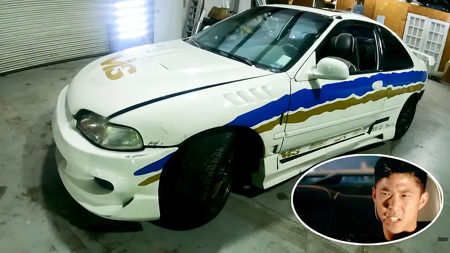 Das Honda Civic Coupé von Danny Yamato stehend von vorne