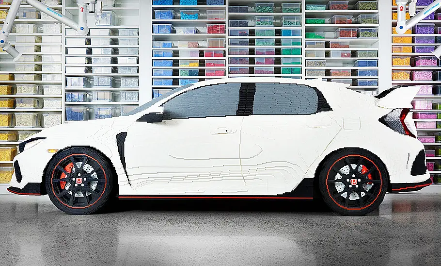 Honda Civic Type R: 1:1 Lego-Modell