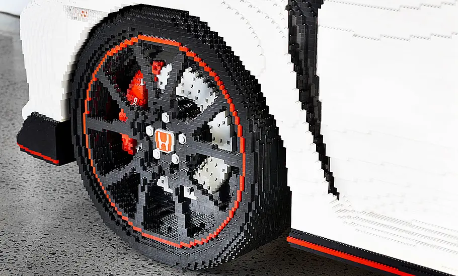 Honda Civic Type R: 1:1 Lego-Modell