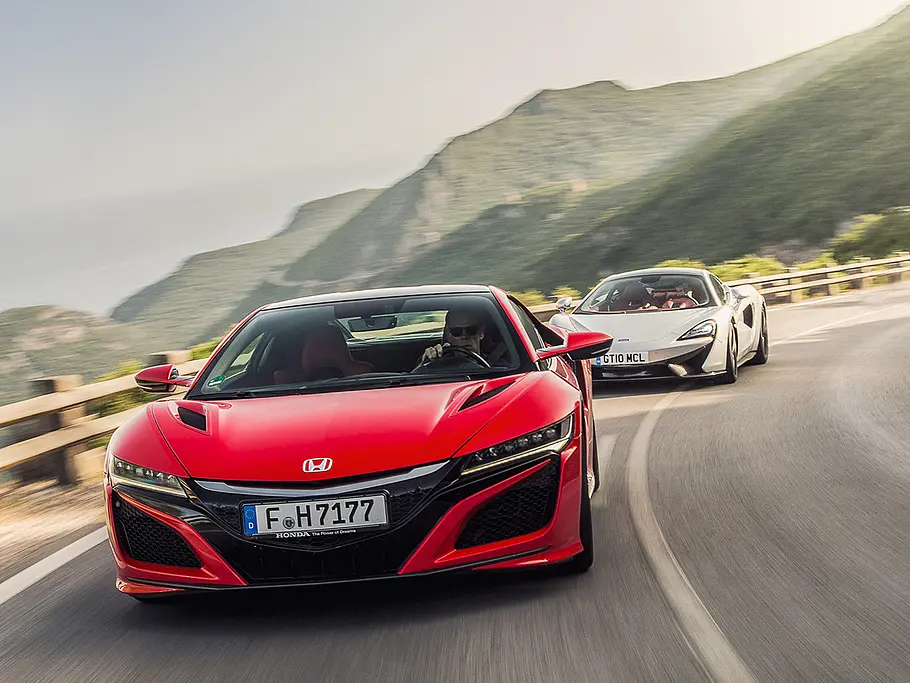 Honda NSX/McLaren 570GT: Vergleich Honda NSX/McLaren 570GT: Vergleich