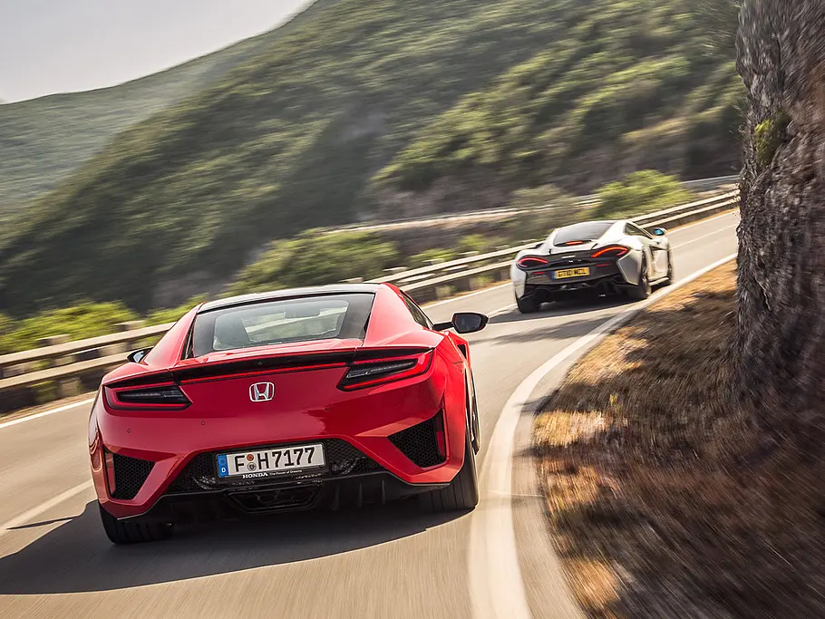Honda NSX/McLaren 570GT: Vergleich Honda NSX/McLaren 570GT: Vergleich
