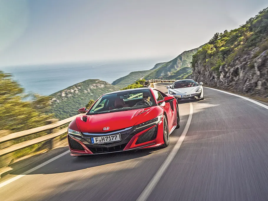 Honda NSX/McLaren 570GT: Vergleich Honda NSX/McLaren 570GT: Vergleich