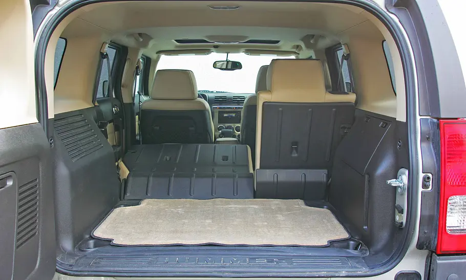 Hummer H3 Der Kofferraum des Hummer H3