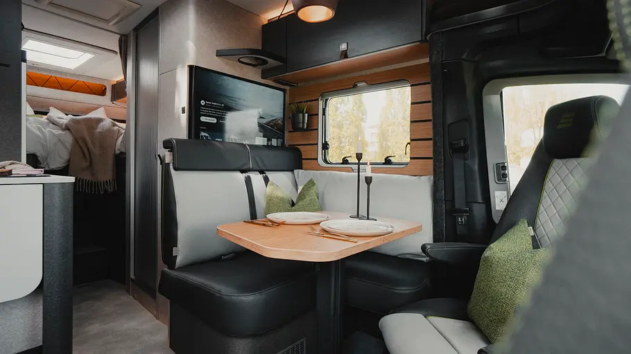 Der Wohnraum des Hymer ML-T CrossOver.