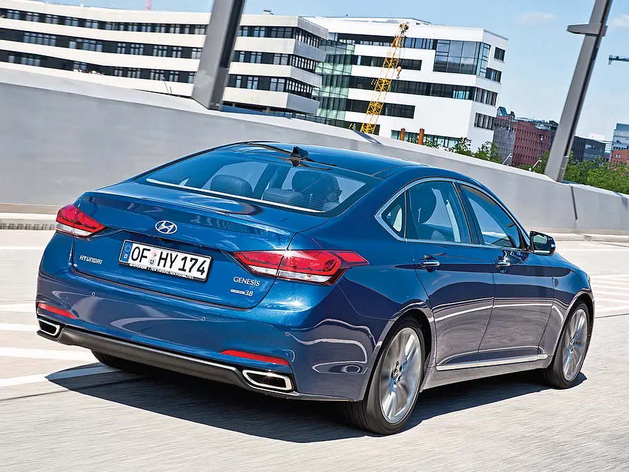 hyundai genesis 2015 3.8 v6 gdi test limousine heck