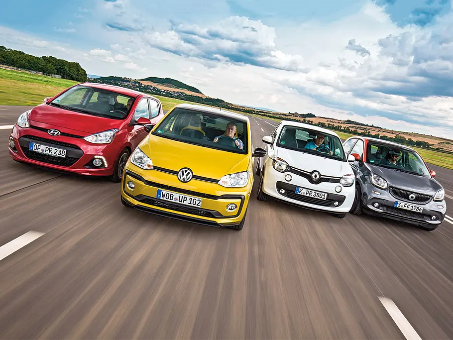 Hyundai i10/VW Up/Renault Twingo/Smart Forfour: Vergleich