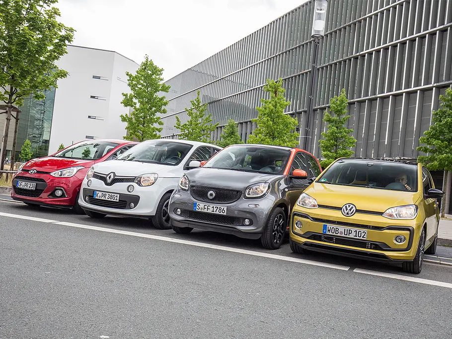 Hyundai i10/VW Up/Renault Twingo/Smart Forfour: Vergleich