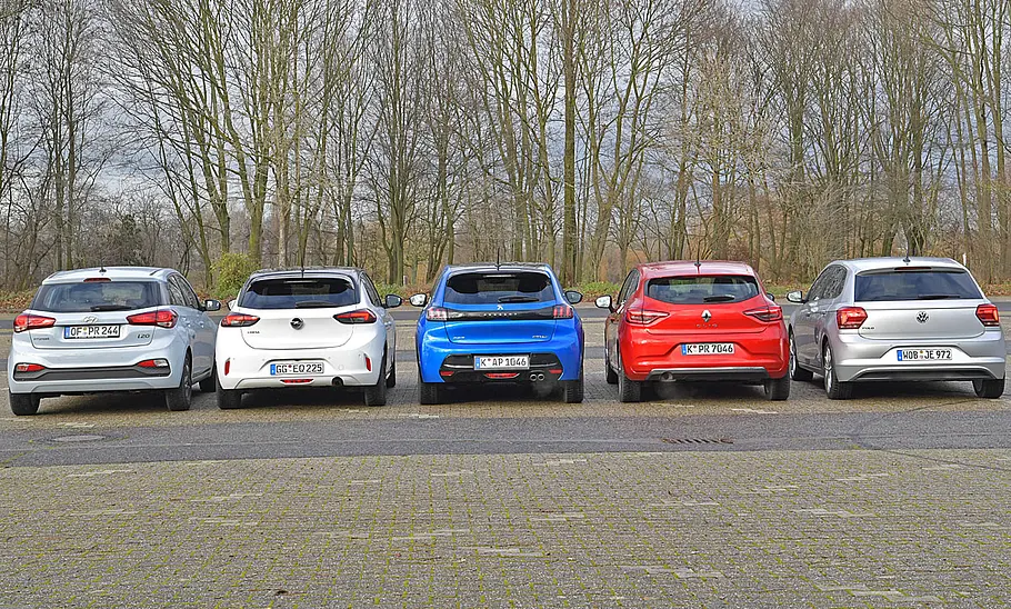 Hyundai i20/Opel Corsa/Peugeot 208/Renault Clio/VW Polo