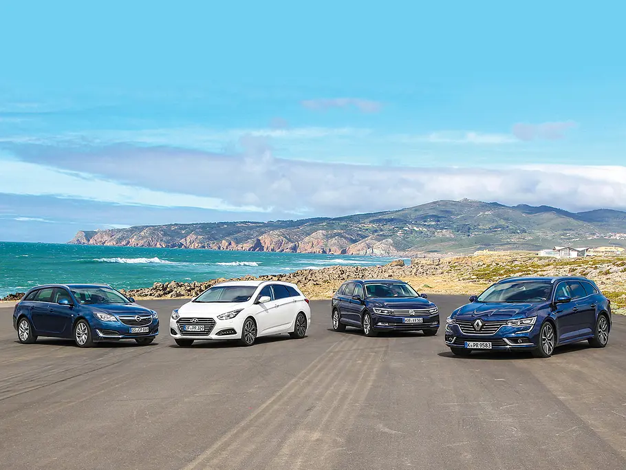 Hyundai i40/Opel Insignia/Renault Talisman/VW Passat: Vergleich