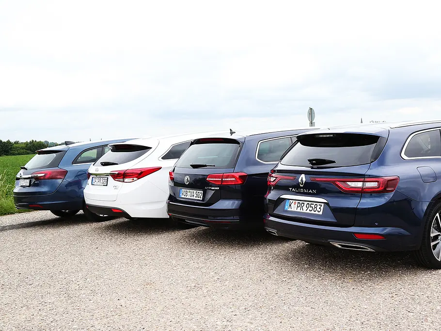 Hyundai i40/Opel Insignia/Renault Talisman/VW Passat: Vergleich