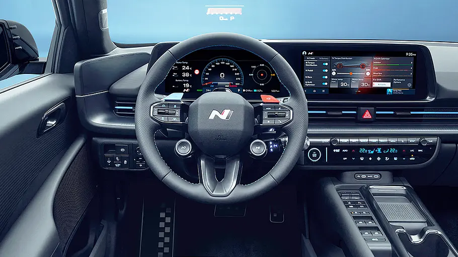 Das Cockpit des Hyundai Ioniq 6 N (2025).