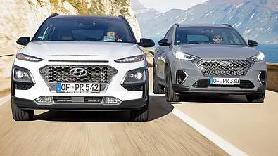 Hyundai Kona/Hyundai Tucson - Foto: Zbigniew Mazar