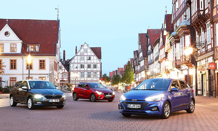 Skoda Fabia/Mazda2/Hyundai i20: Test Skoda Fabia/Mazda2/Hyundai i20: Test