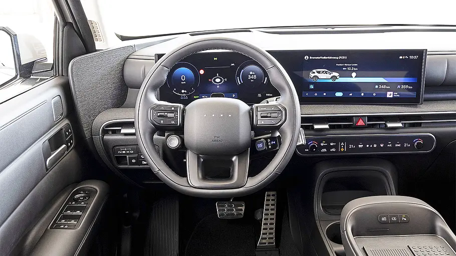 Hyundai Nexo (2026) Blick auf die Armaturen im Innenraum des Hyundai Nexo (2026).
