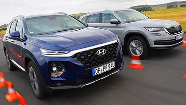 Hyundai Santa Fe/Skoda Kodiaq - Foto: Zbigniew Mazar Hyundai Santa Fe/Skoda Kodiaq - Foto: Zbigniew Mazar