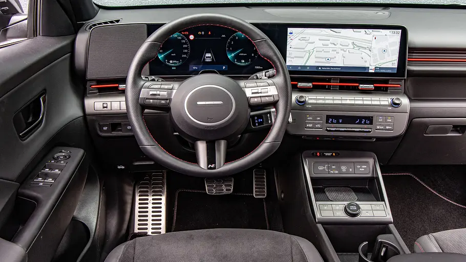 Hyundai Kona Cockpit des Hyundai Kona.