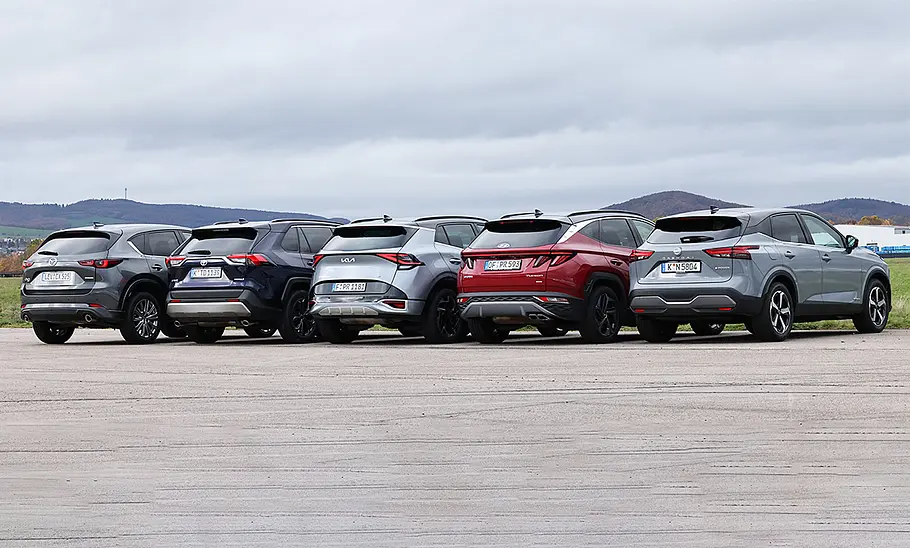 Mazda CX-5/Toyota RAV4/Kia Sportage/Hyundai Tucson/Nissan Qashqai