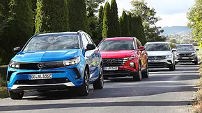 Opel Grandland/Hyundai Tucson/VW Tiguan/Peugeot 3008 - Foto: Daniela Loof