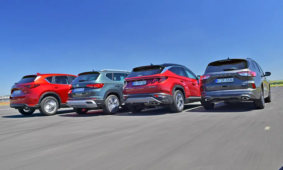 Mazda CX-5/Seat Ateca/Hyundai Tucson/Ford Kuga Mazda CX-5/Seat Ateca/Hyundai Tucson/Ford Kuga
