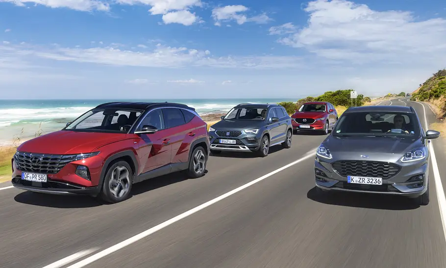 Hyundai Tucson/Seat Ateca/Mazda CX-5/Ford Kuga Hyundai Tucson/Seat Ateca/Mazda CX-5/Ford Kuga
