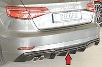 Rieger Diffusor für Audi A3 8V mit ABE