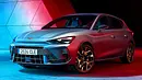 Das Cupra Leon Facelift (2024) stehend von schräg vorne fotografiert. - Foto: Cupra