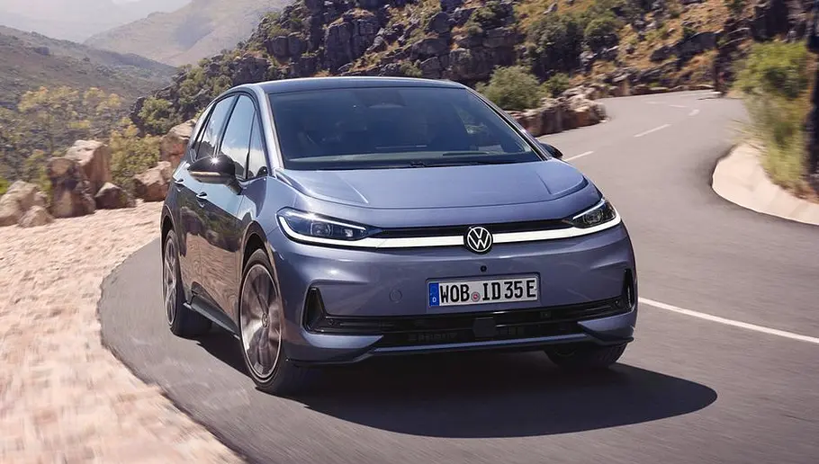 VW ID.3 Neo (2026) fahrend von vorne.