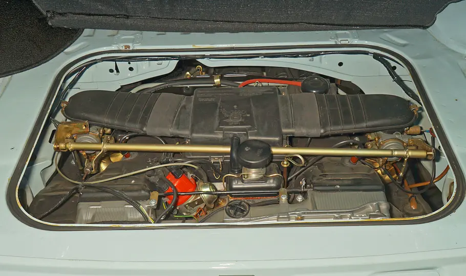 Der Motor des VW 1600 TL