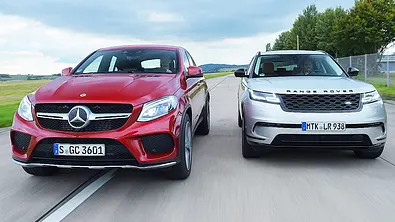 Range Rover Velar D300/Mercedes GLE 350 d Coupé: Test - Foto: AUTO ZEITUNG