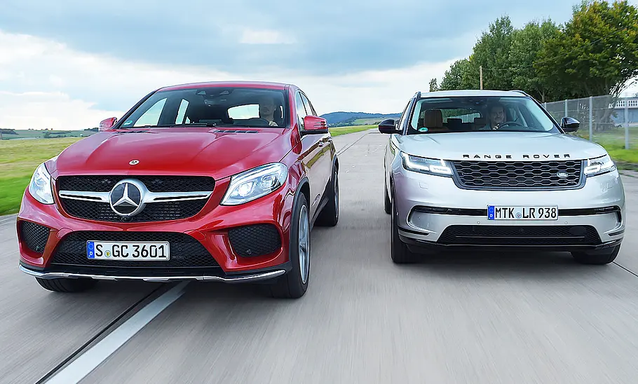 Range Rover Velar D300/Mercedes GLE 350 d Coupé: Test Range Rover Velar D300/Mercedes GLE 350 d Coupé: Test