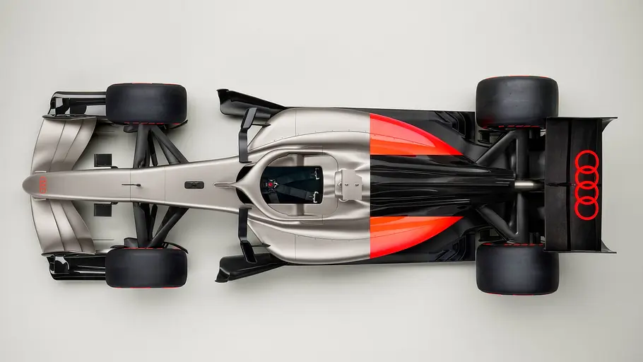 Der Audi Formel 1-Rennwagen