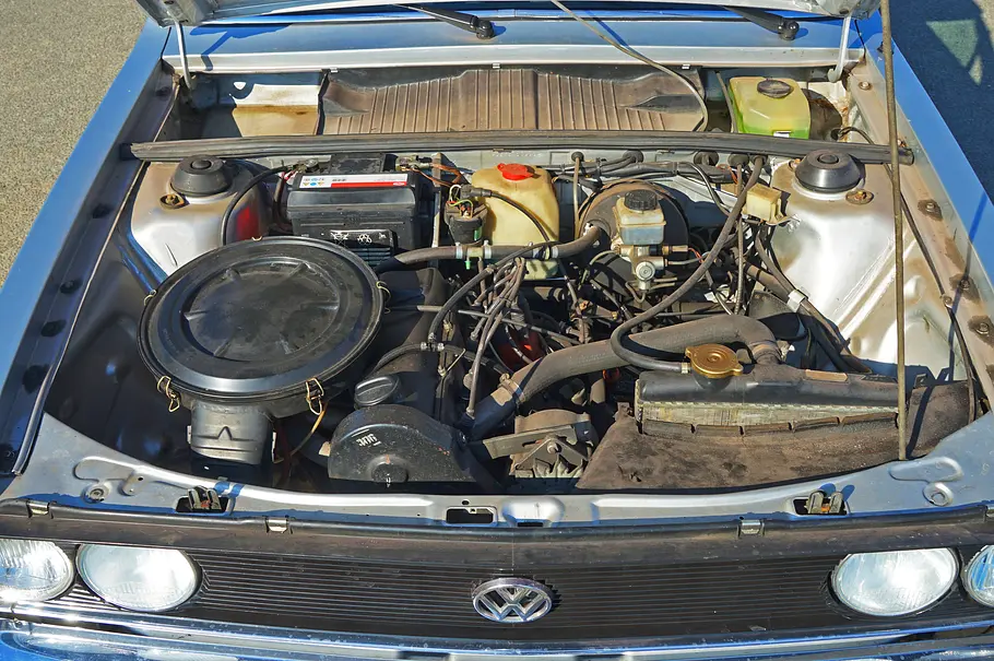 Der Motor des VW Passat