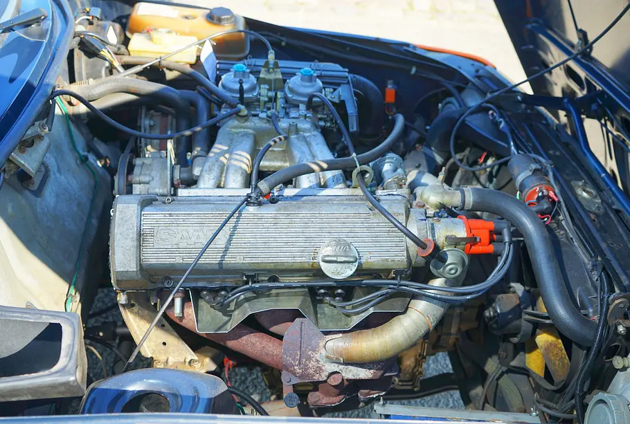 Der Motor des Saab 900