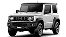 Suzuki Jimny von vorne links, Bild in Graustufen dargestellt. - Foto: Suzuki
