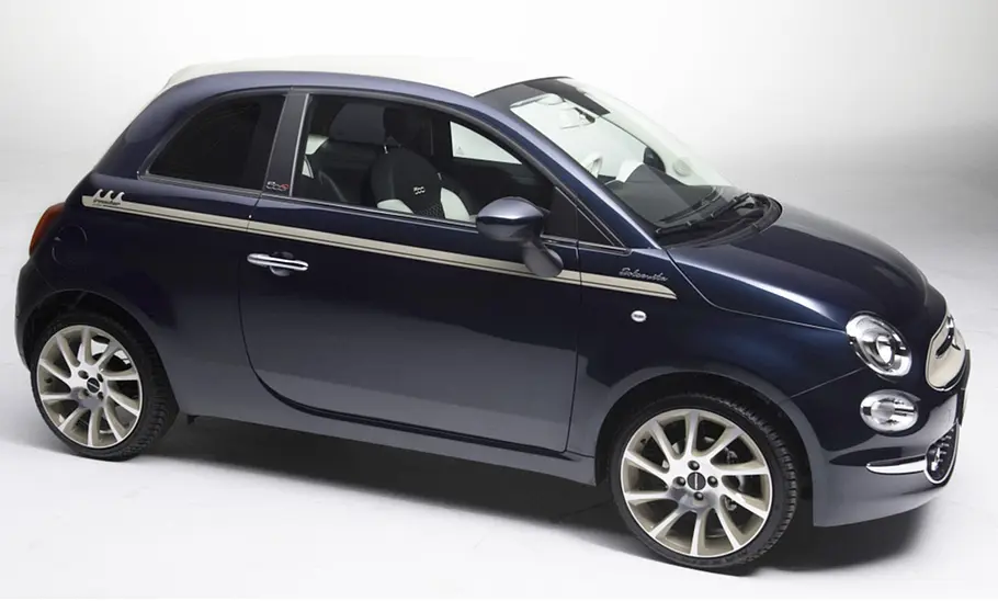 Fiat 500C von Irmscher Fiat 500C von Irmscher Seitenansicht
