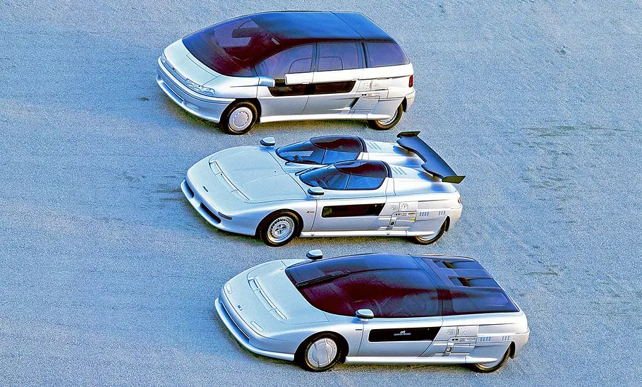 Italdesign Aspid/Aztec/Asgard Italdesign Aspid, Aztec und Asgard stehend seitlich