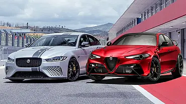 Jaguar XE SV Project 8/Alfa Romeo Giulia GTA - Foto: AUTO ZEITUNG Jaguar XE SV Project 8/Alfa Romeo Giulia GTA - Foto: AUTO ZEITUNG