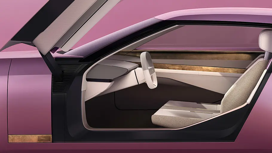 Jaguar Type 00 Das Interieur der Studie Jaguar Type 00.