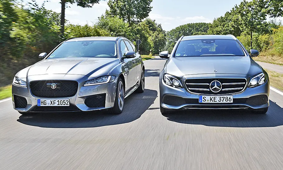 Jaguar XF Sportbrake/Mercedes E-Klasse T-Modell