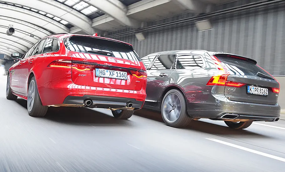 Volvo V90, Jaguar XF