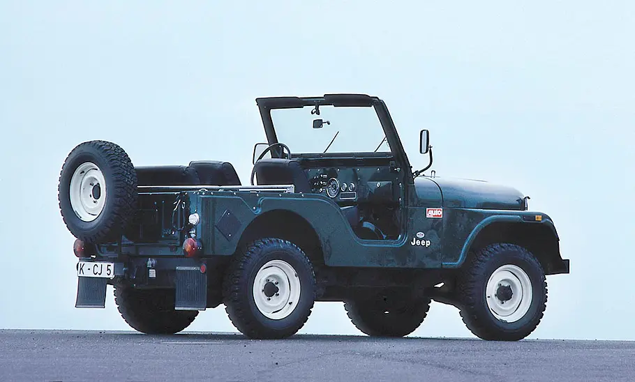 Jeep CJ-5 Jeep CJ-5 Heckansicht ohne Verdeck
