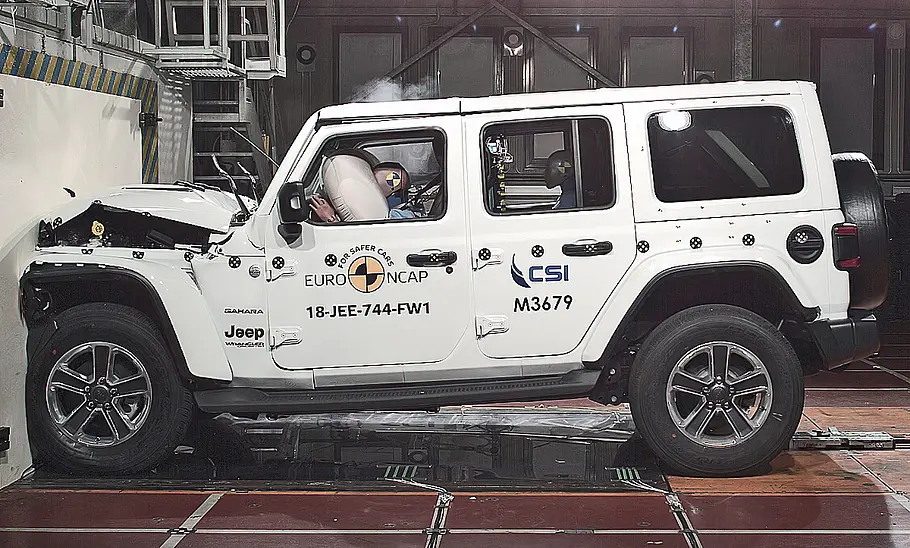 Jeep Wrangler (2018): Crashtest Jeep Wrangler (2018): Crashtest