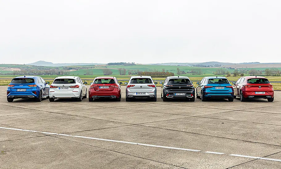 Kia Ceed/BMW 1er/Mercedes A-Klasse/VW Golf/Peugeot 308/Audi A3/Seat Leon