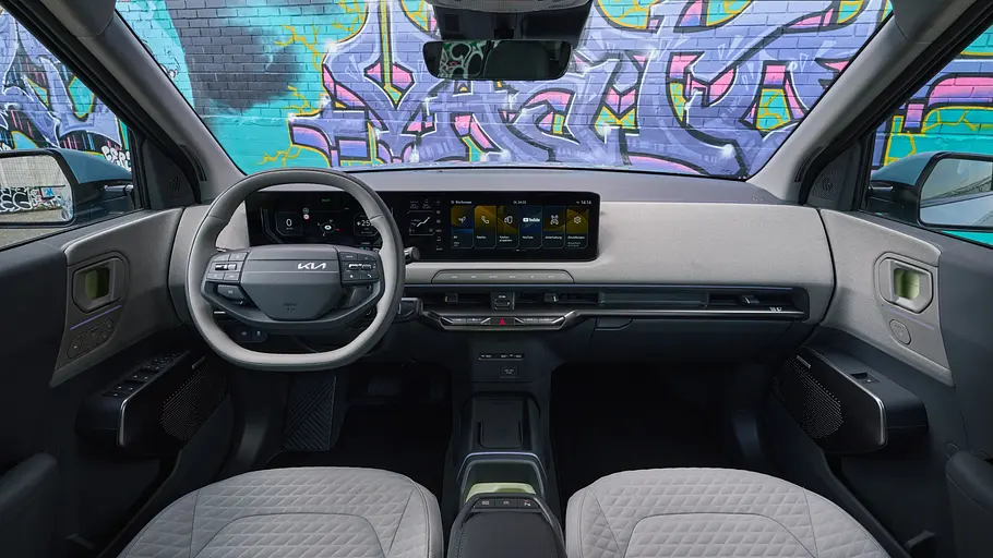 Das Cockpit des Kia EV2.