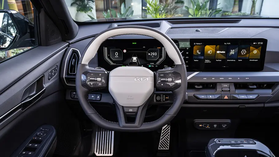 Das Cockpit des Kia EV5.
