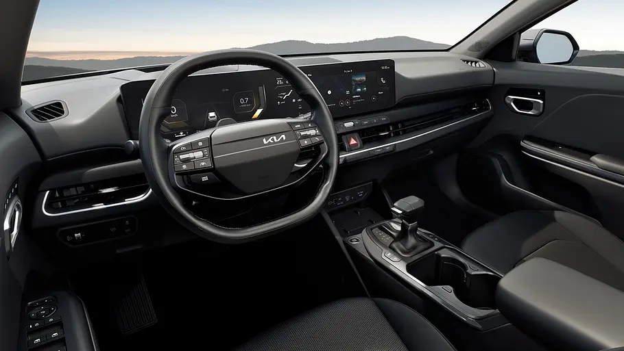 Kia K4 Sportswagon Firmenwagen Blick in das Cockpit des Kia K4 Sportswagon.