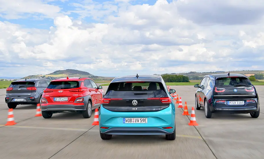 Kia e-Niro/Hyundai Kona Elektro/VW ID.3/BMW i3