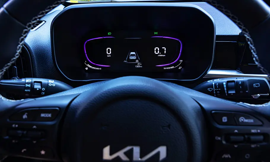 Kia Picanto Facelift (2024); Innenraum; Interieur; Innenansicht; Cockpit; Lenkrad; Armaturen